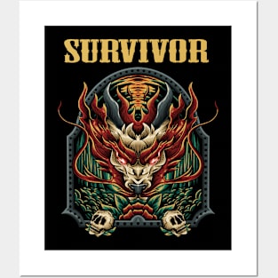 SURV AND THE SURVIVOR BAND Posters and Art